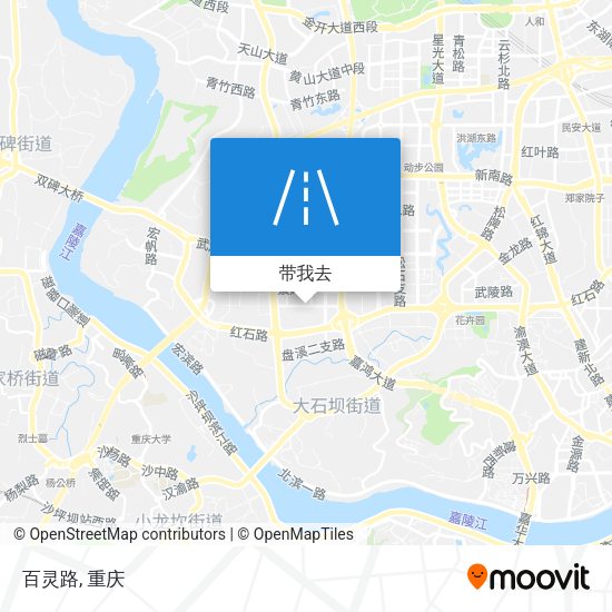 百灵路地图