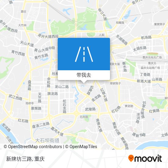 新牌坊三路地图