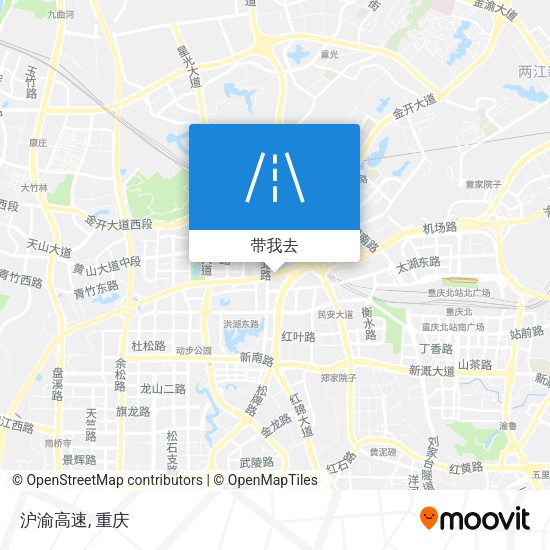 沪渝高速地图
