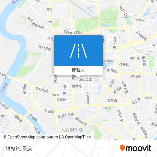 银桦路地图