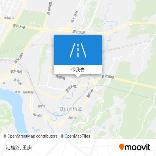 港桂路地图