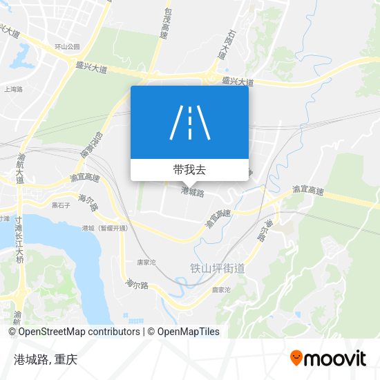 港城路地图
