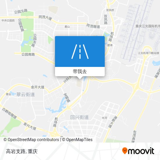 高岩支路地图