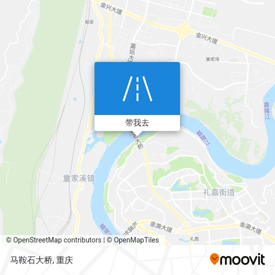 马鞍石大桥地图