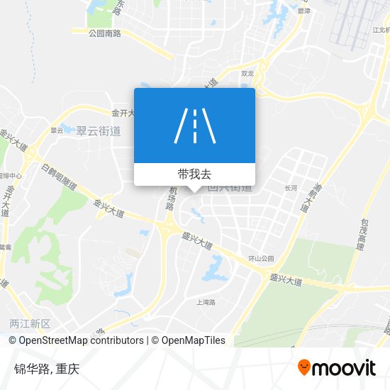 锦华路地图