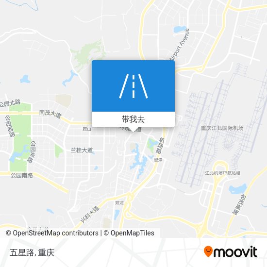五星路地图