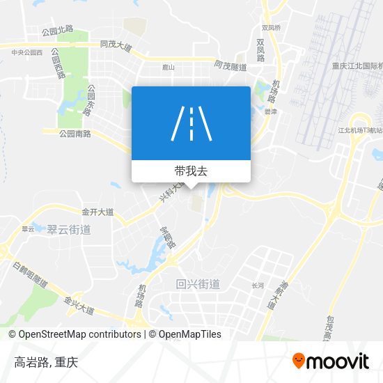 高岩路地图