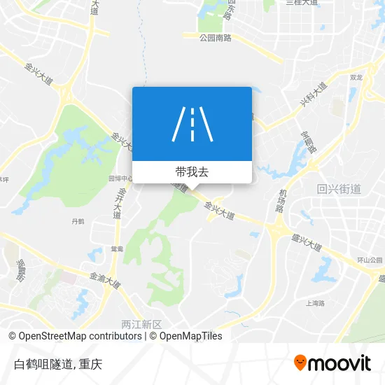 白鹤咀隧道地图