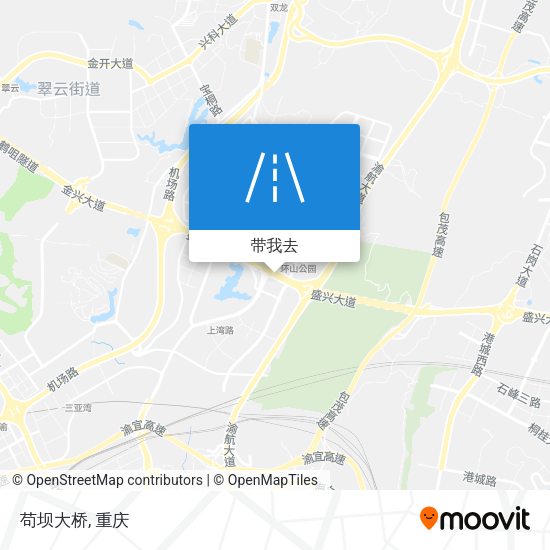 苟坝大桥地图