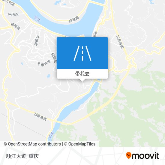 顺江大道地图