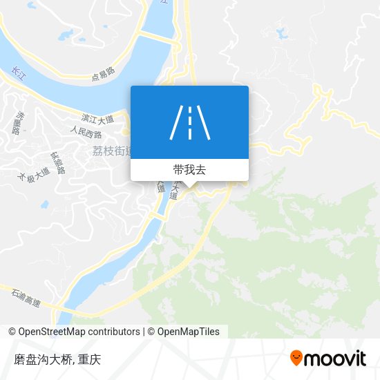 磨盘沟大桥地图