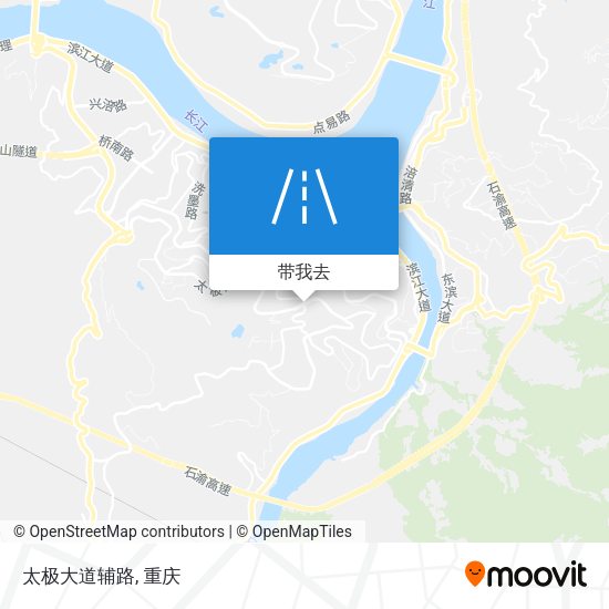 太极大道辅路地图