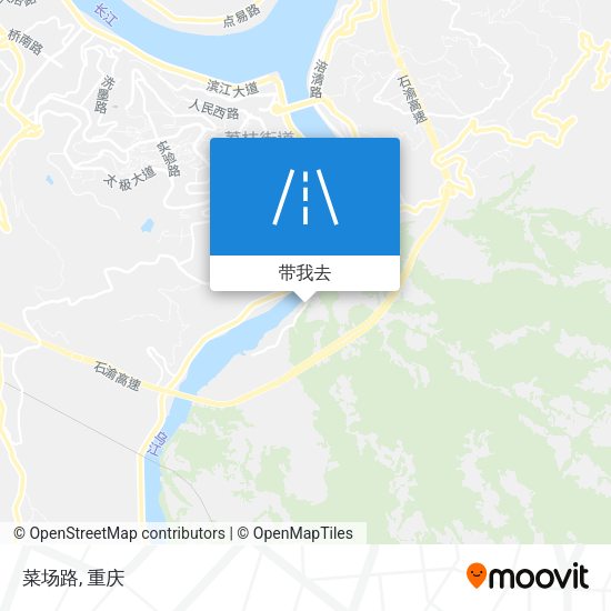 菜场路地图