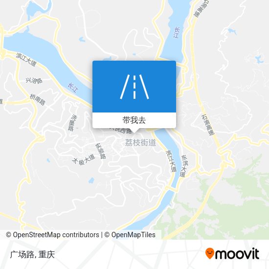 广场路地图