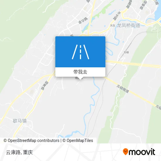 云康路地图
