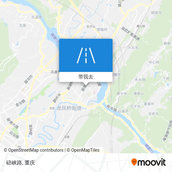 碚峡路地图
