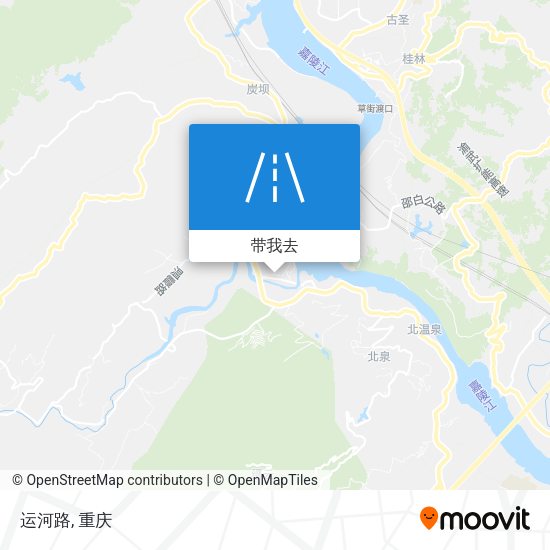运河路地图