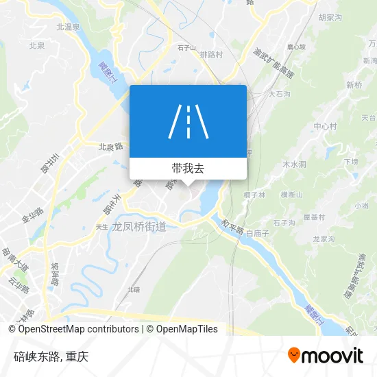 碚峡东路地图