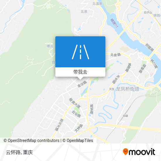 云怀路地图
