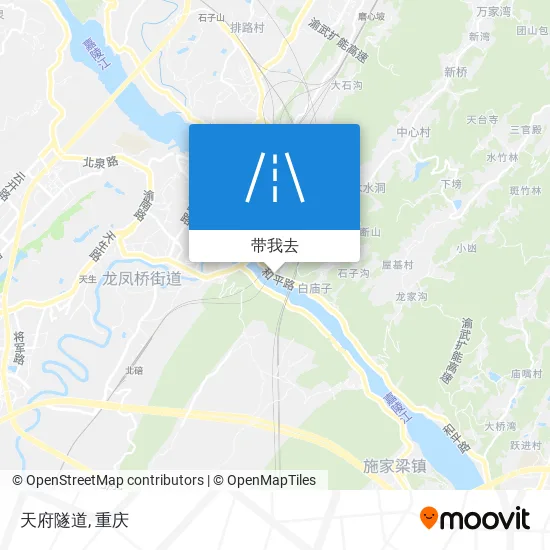 天府隧道地图