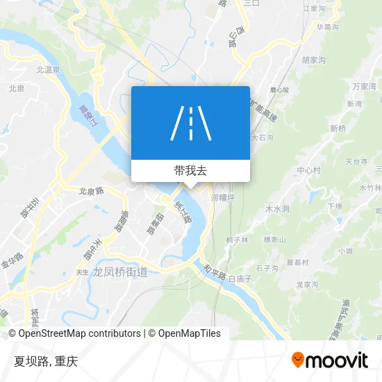 夏坝路地图