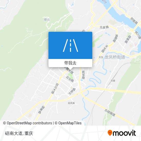 碚南大道地图