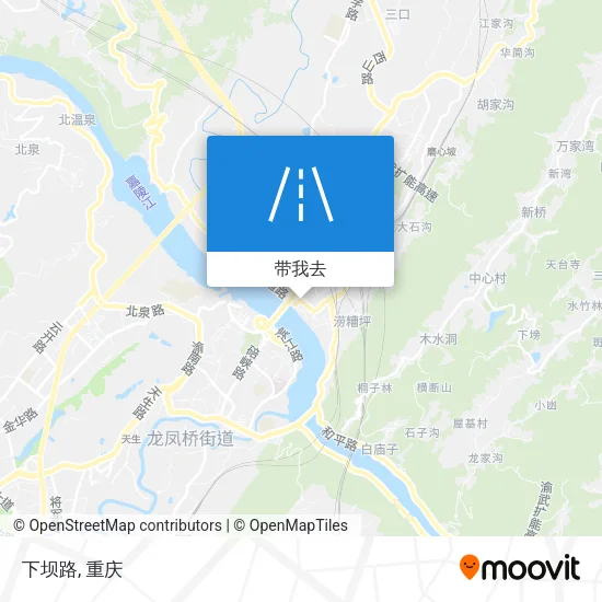 下坝路地图