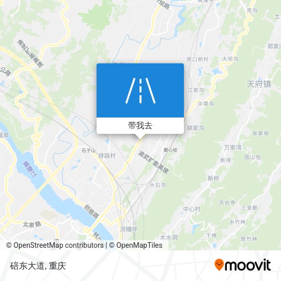 碚东大道地图