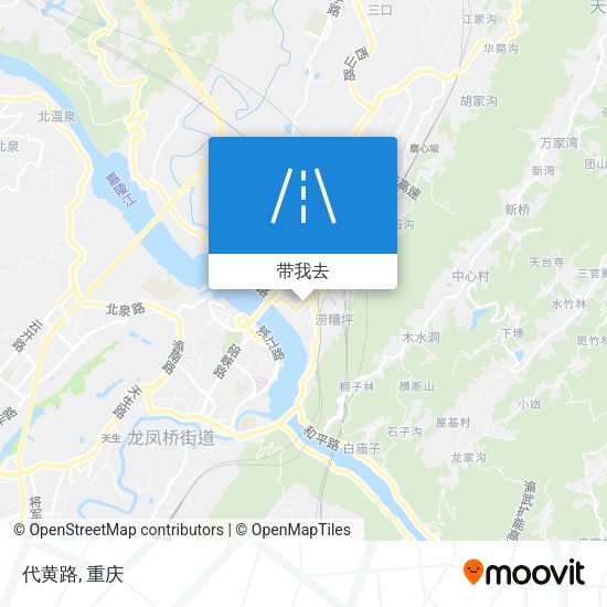 代黄路地图