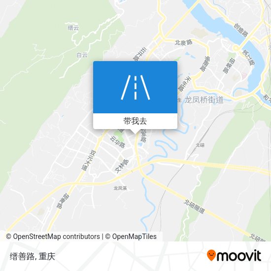 缙善路地图
