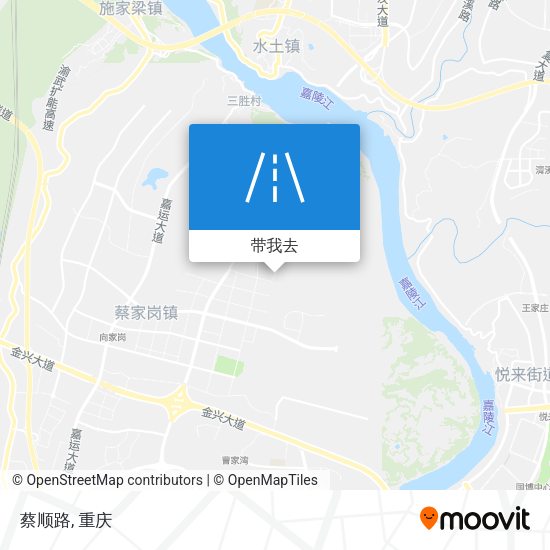 蔡顺路地图