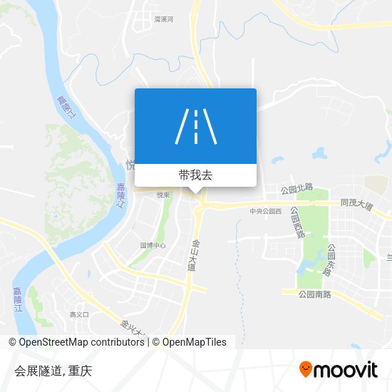 会展隧道地图