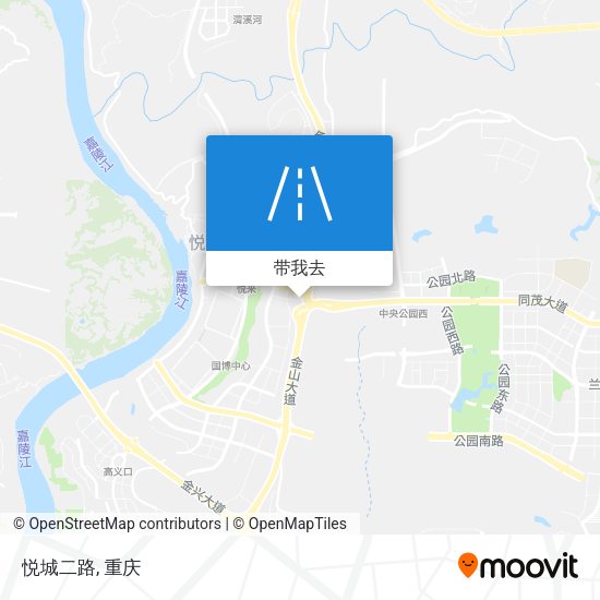 悦城二路地图