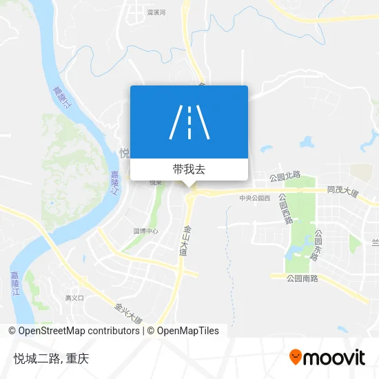 悦城二路地图