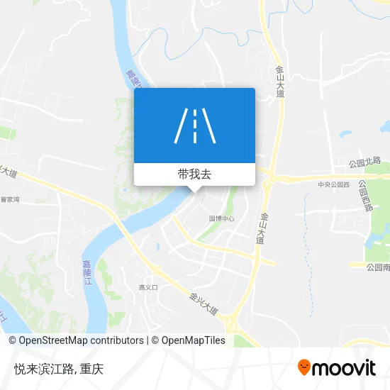 悦来滨江路地图