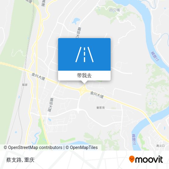 蔡支路地图