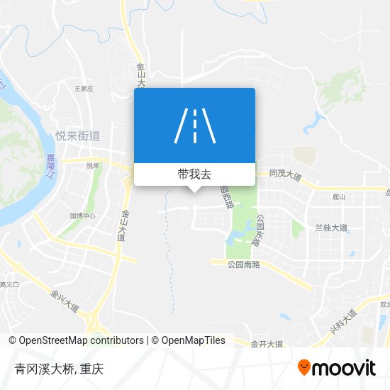 青冈溪大桥地图