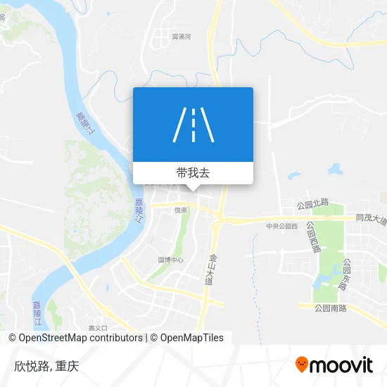 欣悦路地图