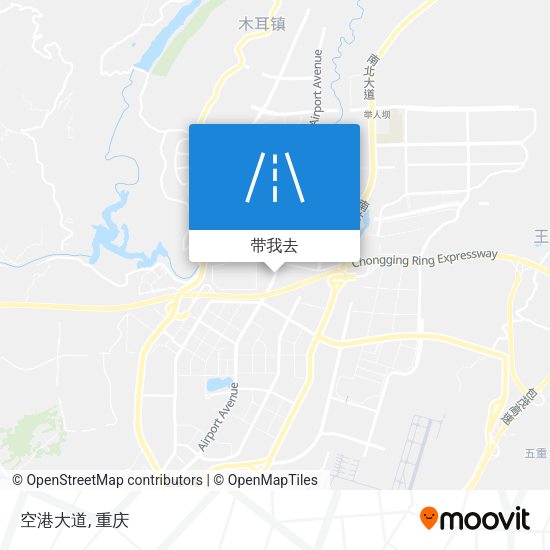 空港大道地图