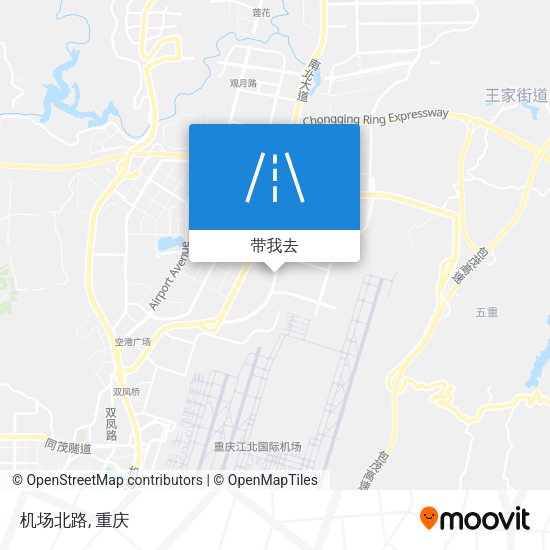 机场北路地图