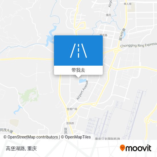 高堡湖路地图