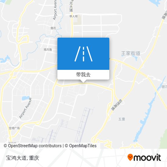 宝鸿大道地图