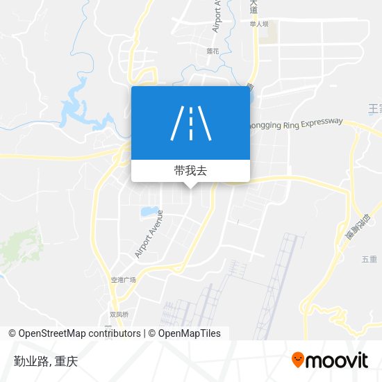 勤业路地图