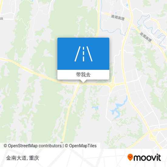 金南大道地图