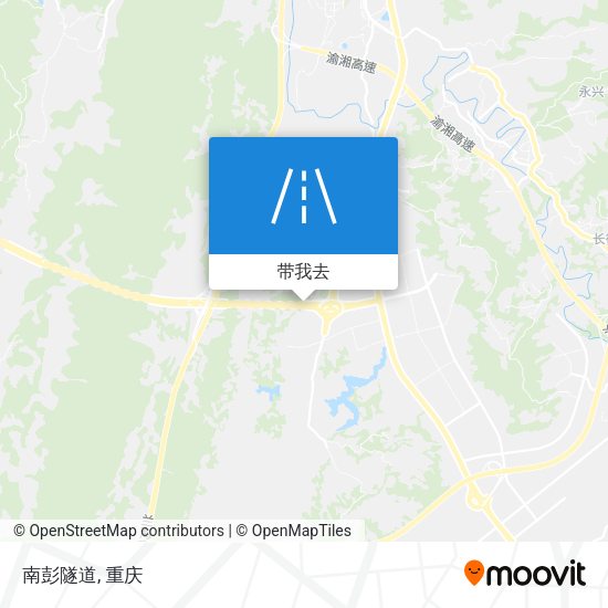 南彭隧道地图