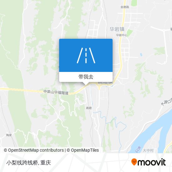 小梨线跨线桥地图