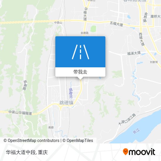 华福大道中段地图