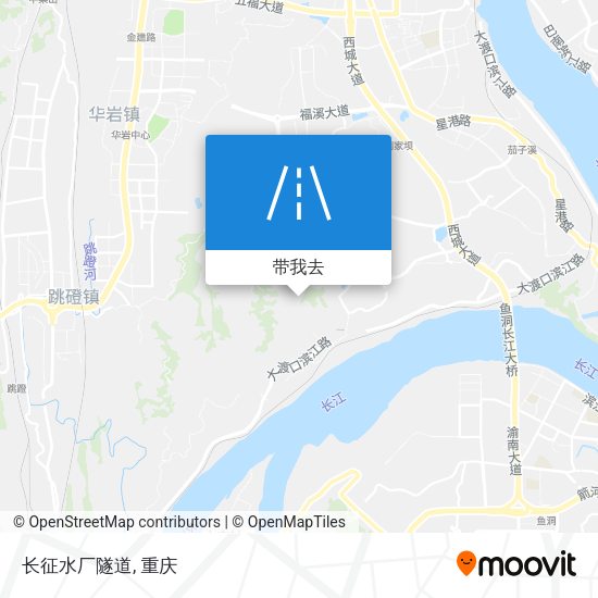长征水厂隧道地图