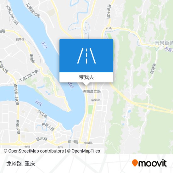 龙翰路地图