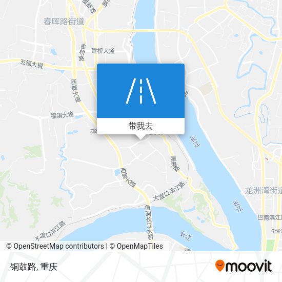 铜鼓路地图